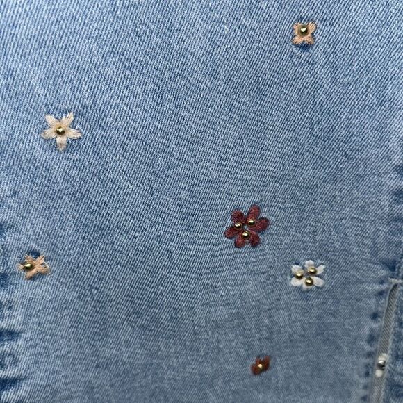 FREE PEOPLE BY DRIFTWOOD FARRAH FLARE TWEEEDLE DUM SLIT JEANS NWT - Picture 8 of 11